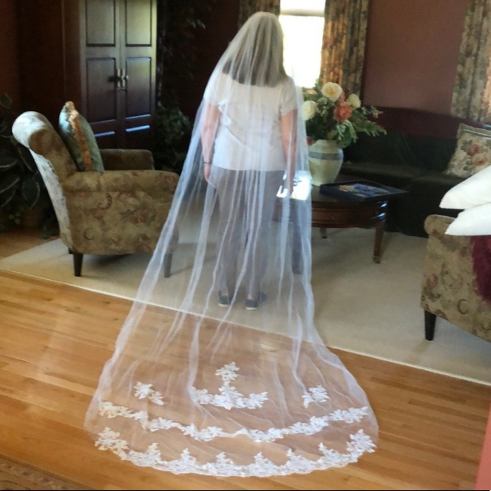 NWOT Cathedral wedding veil